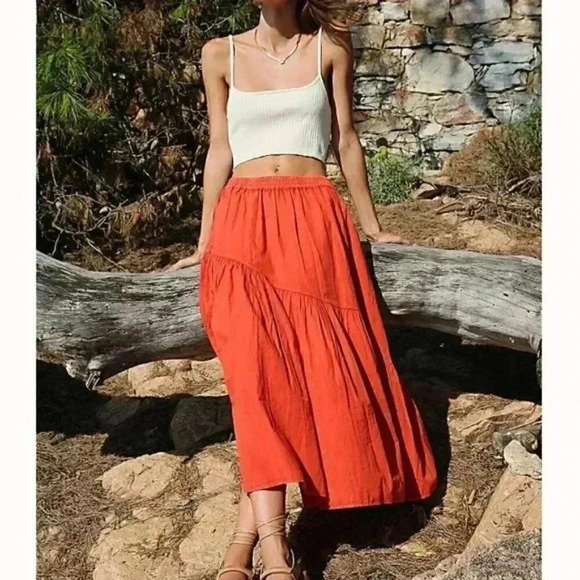 Free People All About Tiers Skirt - Picture 1 of 7